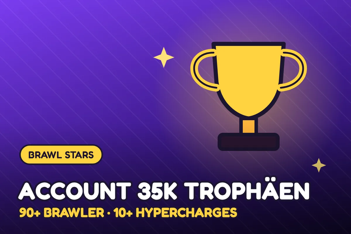 Brawl Stars Account 35K Trophies