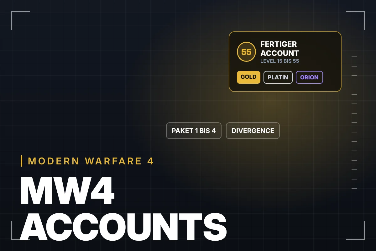 MW4 Accounts