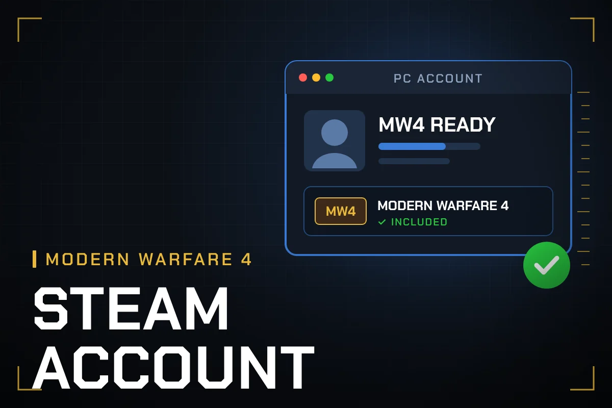 MW4 Steam Account + Game Included