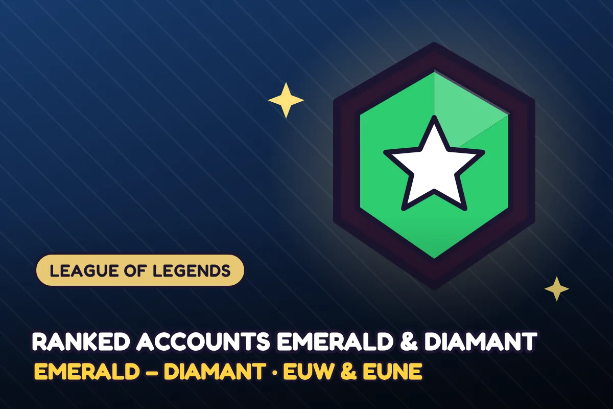 Account LoL classificati Emerald & Diamond