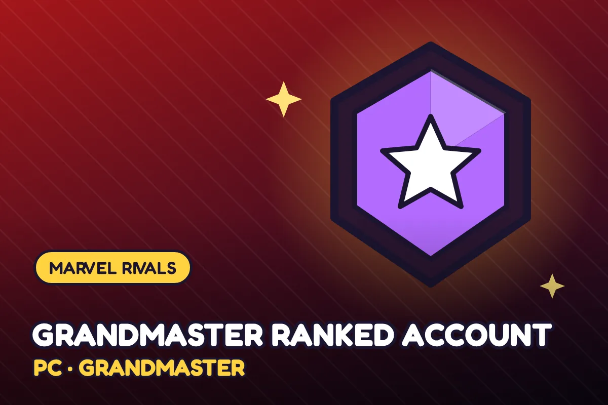 Cuenta Marvel Rivals Grandmaster clasificada
