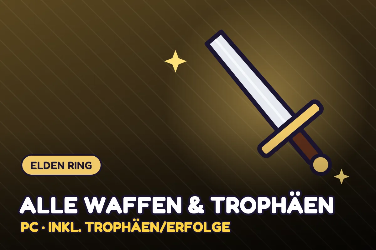 Elden Ring Tutte le armi & trofei PC