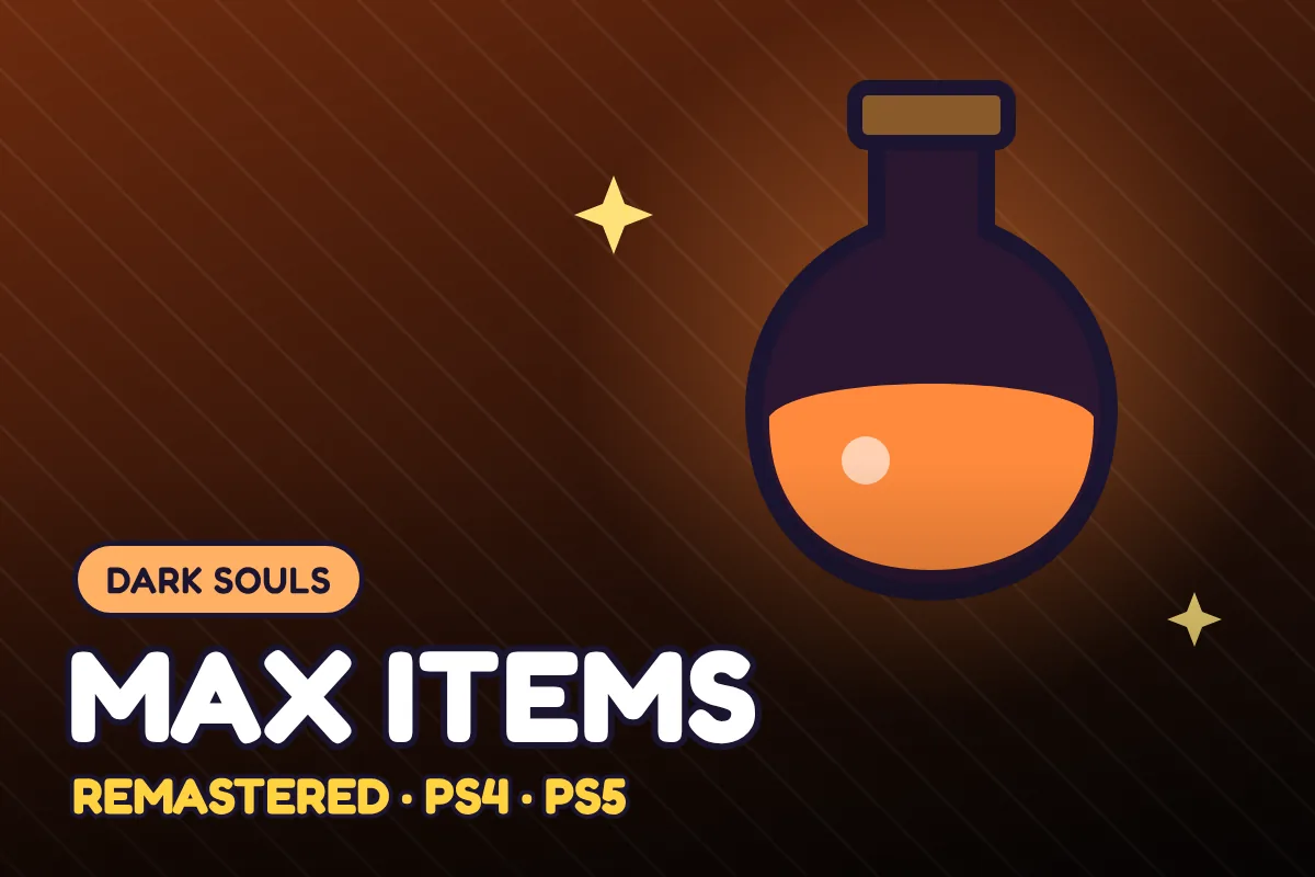 Dark Souls Remastered Max Consumables PS4/5