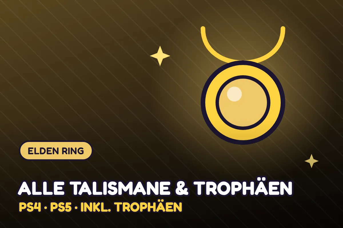 Elden Ring Tutti i talismani & trofei PS4/5