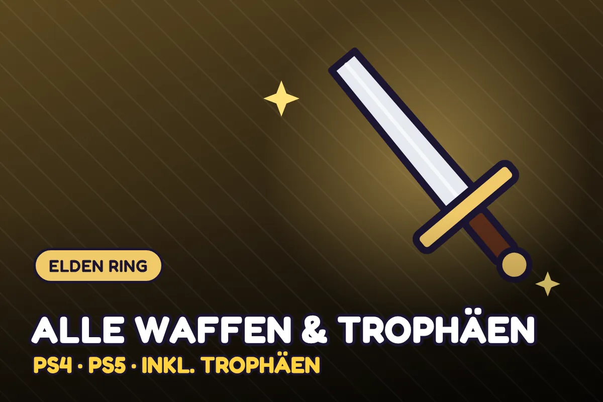 Elden Ring Tutte le armi & trofei PS4/5