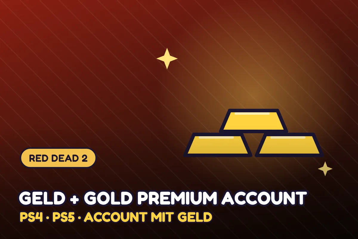 Account premium soldi + oro RDR 2 PS4/5